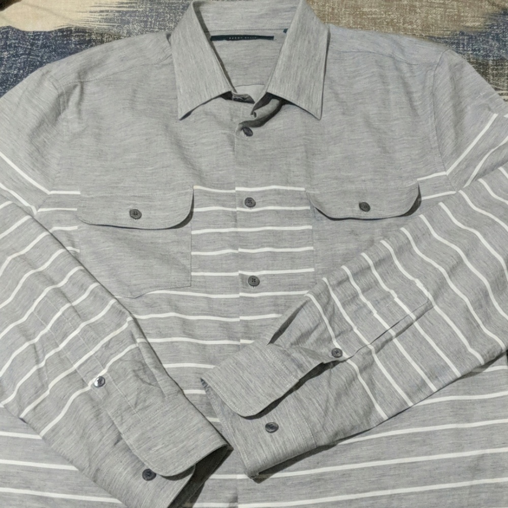 Perry Ellis men's L button up shirt
